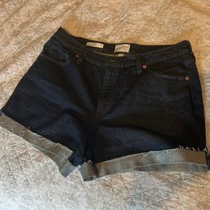 Vintage Dark Denim Shorts